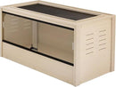 New Age Pet ECOFLEX 48" Mojave Reptile Lounge -Durable Wood Plastic Composite Habitat with Ventilation, Removable Glass Doors & Lock, Easy Assembly, for Tortoises, Snakes, Iguanas by CozyNest Decor