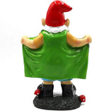 Tirifer 8.3inch/21cm Big Size Garden Gnome, Polyresin Outdoor Sculpture Gnome Statue Garden Figurine Art Garden Decoration for Lawn Yard Balcony Porch Patio by GreenHaven Gardens