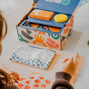 Sculpd - The Original Kids Pottery Kit, Air-Dry Clay Starter Kit for Kids Age 4 to 6, Air Dry Clay with 10 Colour Paint Set, Paintbrushes, Tool Set, Alphabet Stampers, Sponge and Step-by-Step Guide by TinyTreasures Baby Boutique