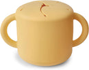 mushie Silicone Snack Cup | Spill Proof Food Container for Toddler and Baby (Daffodil) by TinyTreasures Baby Boutique