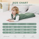 Mosebears Unisex Baby Sleep Sack 1.0 TOG, Supersoft Rayon Made from Bamboo Wearable Blanket with 2-Way Zipper (Dark Green,18-36 Months) by TinyTreasures Baby Boutique