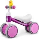 Baby Balance Bike Toys for 12-36 Months Kids Toy Boy and Girls Gifts Toddler Best First Birthday Gift Children Walker No Pedal Infant 4 Wheels Bicycle (Classic, Purple) by TinyTreasures Baby Boutique