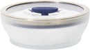 Anyday 4-Cup Microwave Cookware & Glass Container with Glass Lid, Plastic-Free Shallow Food Storage | Stackable Airtight Steamer with Vented Lid for Microwave-Safe Reheating, Steaming Vegetables by TinyTreasures Baby Boutique
