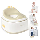 Orzbow 3-in-1 Potty Training Toilet, Detachable Baby Potty, As Toddler Toilet Seat, Chair, Step Stool for Boys & Girls 18+ Months, Potty Training Seat with Splash Guard, Easy Clean, Khaki by TinyTreasures Baby Boutique