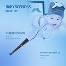 ZELINYE Baby Grooming Kit, 8 in 1 Baby Hair Brush/Nail Clipper/Nose Cleaner/Finger Toothbrush/Nail Scissors/Manicure Kit for Baby Care Keep Healthy and Clean(Blue) by TinyTreasures Baby Boutique