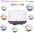 Diffuserlove Essential Oil Diffuser 500ML Aromatherapy Diffuser Mist Humidifiers 7 Color LED Lights Diffusers for Home Office Bedroom (Size:6.7" L x 6.7" W x 4.7" H) by TinyTreasures Baby Boutique
