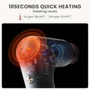 Breo Lucky 7 Massage Gun with Heat, Deep Tissue Muscle Massager, Stimulator, Body Relaxation, Low Noise for Recovery, Sports by CozyNest Decor