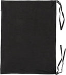 Hanging Linen Laundry Bag, 100% Pure Flax Linen Over The Door Hamper with Bottom Zipper for Laundry Room, Household Dirty Cloth Storage Organizer Bag, Black by CozyNest Decor