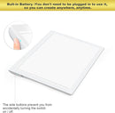 A4 Wireless Battery Powered Light Pad with Bag, TOHETO Tracing Light Box Dimmable Brightness Rechargeable LED Light Board Portable Cordless Copy Board for Drawing Sketching X-ray Viewing (White) by TinyTreasures Baby Boutique