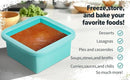 2-Cup Silicone Freezer Trays with Lids – Perfect for Meal Prep, Portion Control, and Easy Freezing-Meal Prep Container Molds for Soup,Leftovers (Bondi Mint, 4 Pack) by TinyTreasures Baby Boutique