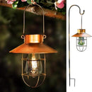 Dualshine 2 Pack Shepherd Hook 35 inch Tall Garden Outdoor Hook for Hanging Solar Light, Bird Feeders, Lanterns, Mason Jars, Garden Stake and Wedding Decor (Black) by GreenHaven Gardens