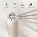 Tripod Clothes Drying Rack, Garment Rack Portable and Foldable Space Saving Laundry Drying Rack - Dryer Rack Clothing Floor Folding Balcony Bedroom Household (Silver(Aluminum), 16 rods) by CozyNest Decor
