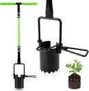 joyhalo Bulb Planter Tool Long Handle, 30in Serrated Base, 5 in 1 Lawn Tool, Sod Cutter, Grass Plugger Tool, Weeding, Transplanting, Garden Hole Digger for Plants, Flower Tulips Daffodils Lily by GreenHaven Gardens