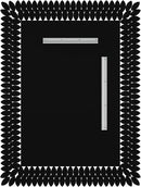 Kelly Miller 30"x40" Jeweled Bathroom Wall Mirror, Large Rectangle Mirror Decorative Mirror Luxury Vanity Mirror with Diamonds for Master Bath Half Bath Living Room Bedroom Fireplace Mantle Entryway by CozyNest Decor