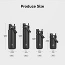Insulated Water Bottle with Straw Stainless Steel Water Bottle, Leak-Proof, BPA-Free, Double Wall Vacuum Keeps Cold for 24 Hours for Sports, Travel, School (26 oz, Black Night) by CozyNest Decor