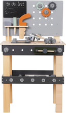 Wooden Toy Workbench for Kids, Construction Workshop Tool Bench Toys,51 Pieces Toy Tools Set w/Storage Space, Educational Gift for Girls & Boys Children 3+Years by TinyTreasures Baby Boutique
