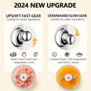 Baby Food Maker Mini Cute and Small Food Processor Puree Blender Grinder Chopper 1.2 Cup Glass Bowl with 6 Blade Electric (Spaceman-White(One Bowl)) by TinyTreasures Baby Boutique