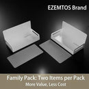 2-Pack Magnet Spice Rack For Refrigerator, White Magnetic Shelves for Classroom, 6" Deep Magnetic Shelf for Fridge Kitchen and Garage Tools Organizing, Heavy Duty 20LB Capacity by CozyNest Decor