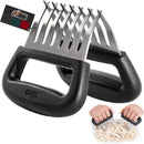GORILLA GRIP BPA-Free Chicken Shredder Meat Claws, Sharp Stainless Steel Food Shredding Fork, Comfortable Handle, Easily Shred Pulled Pork, Taco Meats, Kitchen Smoker BBQ Tool, Dishwasher Safe, Black by GreenHaven Gardens