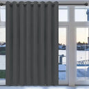 Easy-Going Blackout Door Curtains for Bedroom, Solid Thermal Insulated Grommet and Noise Reduction Window Drapes, Room Darkening Curtains for Living Room, 1 Panel (100x96 in, Gray) by CozyNest Decor
