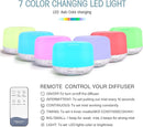 Aromatherapy Diffuser for Essential Oil, 300ml Cool Mist Humidifier with Remote Control, Aroma Diffusers for Home with Waterless Safety Switch & 14 LED Colors by TinyTreasures Baby Boutique