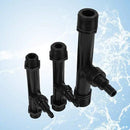 Fertilizer Injector Tube, Irrigation Venturi Fertilizer Injector with 1/2" 3/4” 1” Inch Agriculture Garden Fertilizer Mixer Injector Agriculture Tool Plastic Black(3/4inch) by GreenHaven Gardens