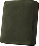 H.VERSAILTEX Velvet Stretch Couch Cushion Cover Plush Cushion Slipcover for Chair Cushion Furniture Protector Seat Cushion Sofa Cover (1 Piece Armchair Cushion Covers, Olive) by CozyNest Decor
