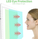 KOBAIBAN A4 Magnetic Light Box for Tracing, Rechargeable Diamond Art Light Board with Side Physical Buttons, 3 Color Light Modes Super Bright Light Pad for Diamond Painting, Weeding Vinyl (White) by TinyTreasures Baby Boutique