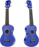 POMAIKAI Soprano Ukulele for Beginners, Ukelele 21" Beginner Instrument for Adults Wood Guitar Small (Dark blue) by TinyTreasures Baby Boutique