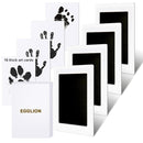 4-Pack Inkless Baby Hand and Footprint Kit with Mess-Free Ink Pad – Baby Safe Ink Pad for Hand, Foot & Paw Prints – Newborn Footprint & Paw Print Kit for Dogs and Cats – 16 Cards(Jet Black, L) by TinyTreasures Baby Boutique