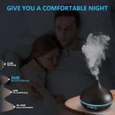 SACATR Aroma Diffiser with Essential Oils Set, 550 ML Essential Oil Diffuser with Remote, Ultrasonic Technology Aromatherapy Diffusers Auto Shut-Off for Office, Home by CozyNest Decor