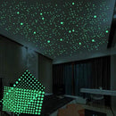Quanhaigou Realistic 3D Domed Stars Glow in The Dark,615 pcs Dots Stars for Starry Sky, Stickers for Ceiling and Wall Decals, Perfect for Kids Bedding Room Party Birthday Gift(615 pcs)