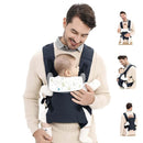 Baby Sling Carrier,4-in-1 Ergonomic Baby Backpack Front Carrier,Newborn to Toddler Wrap Lightweight Adjustable Baby Sling,DarkBlue by TinyTreasures Baby Boutique