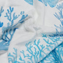Blue Ocean Beach Throw Blanket Nautical Coastal Bed Blanket Starfish Seashell Coral Blankets Super Soft Flannel Fleece Throw Blanket for Couch Bed Decor “60 x80” by CozyNest Decor