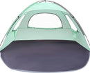 WhiteFang Beach Tent Anti-UV Portable Sun Shade Shelter for 3/4/6/8 Person, Extendable Floor with 3 Ventilating Mesh Windows Plus Carrying Bag, Stakes and Guy Lines by TinyTreasures Baby Boutique