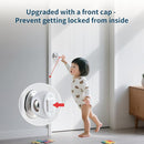 Inaya Door Knob Safety Cover for Kids (4 Pack) – Child Proof Door Knob Covers for Baby Proofing – Door Locks for Kids Safety, Fits Most Round Handles, Easy to Install, White by TinyTreasures Baby Boutique