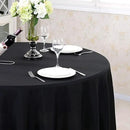 Surmente Black Tablecloth for Round Tables, 90-inch Round Table Cloths for Weddings, Banquets, or Restaurants by CozyNest Decor
