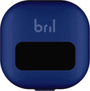 Bril UV-C Toothbrush Sanitizer and Holder, Portable Cleaner, Travel Cover, Magnetic Holder, and Rechargeable Case for Any Size Toothbrush, Navy by CozyNest Decor