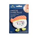 Itzy Ritzy Silicone Rattle Teether– BPA-Free Silicone Teether with Rattle for Babies & Toddlers – Features a Gentle Rattle Sound, Colorful Beads & Multiple Textures (Sushi) by TinyTreasures Baby Boutique