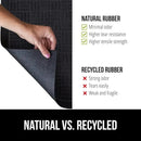 GORILLA GRIP 100% Waterproof All-Season WeatherMax Doormat US Designed Natural Rubber, Stain and Fade Resistant, Low Profile Indoor Outdoor Door Mats, Easy Clean Patio Mat, 17x29, Midnight Maze by CozyNest Decor