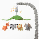 Baby Crib Mobile - Jungle Animal Mobile for Crib Nursery Musical Mobile Gender Neutral for Boys and Girls with 12 Lullabies Ceiling Mobile Presents for Newborn by TinyTreasures Baby Boutique