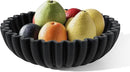 Black Decorative Bowl for Kitchen Counter - Modern Fruit Bowl with, Catch All Bowl for Keys, Entryway Table, and Home Decor by CozyNest Decor