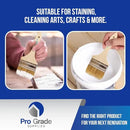 Pro Grade - Chip Paint Brushes - 24 Ea 4 Inch Chip Paint Brush Light Brown by CozyNest Decor