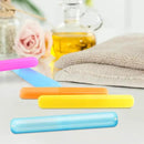 SIKEMAY 100 PCS Toothbrush Holder Bulk, Toothbrush Case Cover, Portable Plastic Dust Proof Breathable, Holder for Travel, Bathroom, Indoor, Outdoor, Trip, Camping, School by CozyNest Decor