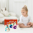 ENNBOM Mouse-Shaped Hand Bell Music Bell Gift Chromatic Percussion 8 Color Kit by TinyTreasures Baby Boutique
