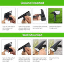 Biling Solar Spot Lights Outdoor, Bright 700 Lumen IP67 Waterproof Adjustable Landscape Lights for Patio Pathway Yard Garden Driveway Pool - Warm White (10 Pack) by GreenHaven Gardens