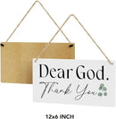SENJIAN Christian Home Decor Christian Wall Art Rustic Bible Verse Sign Scripture Printed Wood Sign Wall Art Religious Sign for Home Office Bathroom Bedroom by CozyNest Decor