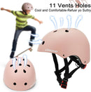 Kids Bike Helmet,Toddler Skateboard Helmets for Ages 2-3-5-8-14 Years Boys Girls，Adjustable Multi-Sport Bicycle Skateboarding Football Roller Skating Scooter Rollerblade Balance Bike Helmet by TinyTreasures Baby Boutique