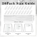 10FT 20 Pack White Cheesecloth Table Runner 20 x 120 Inch Long Rustic Gauze Cheese Cloth Table Runner for Wedding Bridal Baby Shower Table Decorations Boho Fabric Sheer Birthday Party Table Decor by CozyNest Decor
