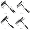 Gardening Hand Weeder Puller Tool, Manual Weeder with Detachable Blade Weeder Puller Tool,High-Carbon Steel Weed Removal Tool for Farm Lawn Garden, 5/6/7/8 Teeth Sizes (8 Teeth) by GreenHaven Gardens